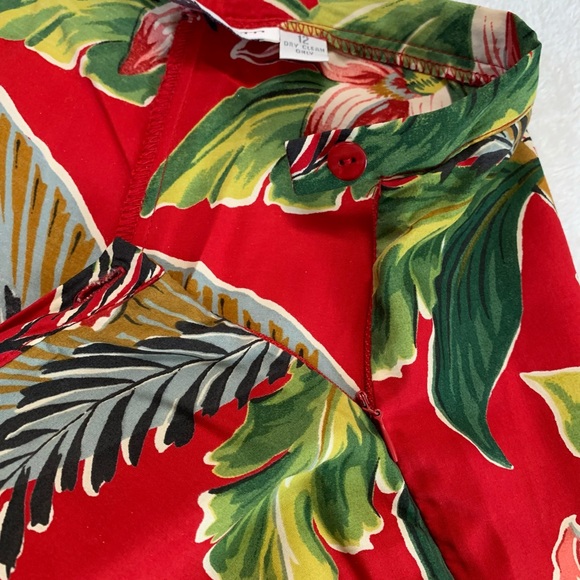 ILYSEHART LTD Women’s Tropical Print Pants Size 12 - Picture 9 of 14